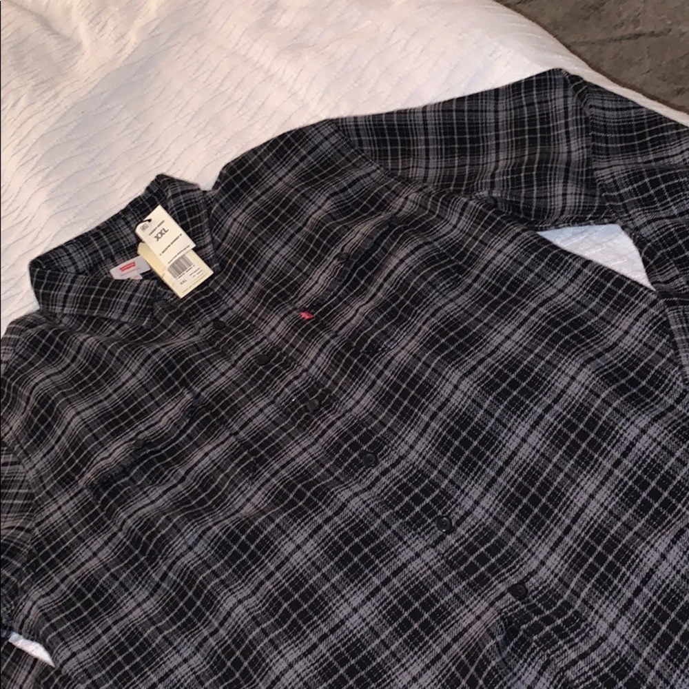 Shirt flannel long sleeve shirt
